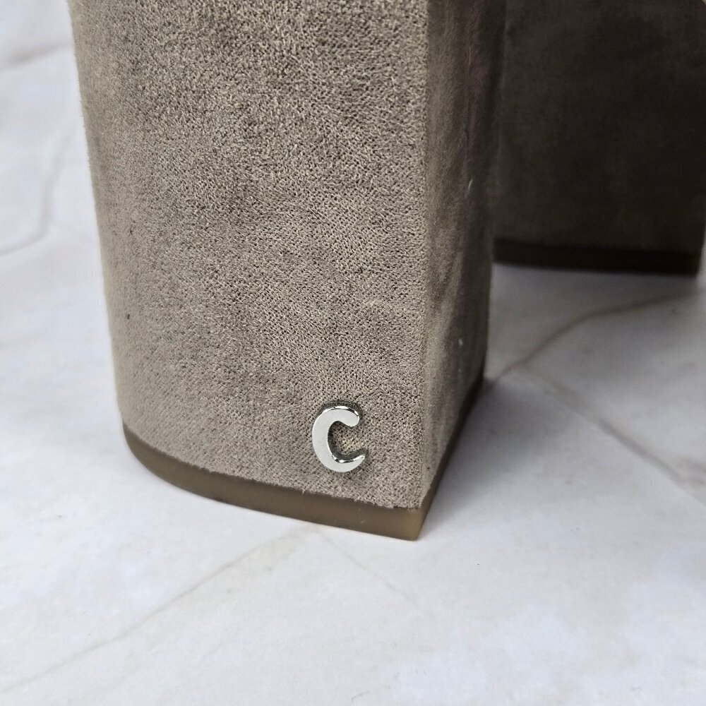 Circus Sam Edelman Alie Size 8M Flint Grey Platform Booties Suede Leather NWT - Picture 3 of 16